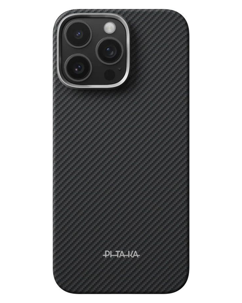 Чохол Pitaka Ultra-Slim Classic Twill 600D PitaTap для iPhone 16 Pro Black/Grey
